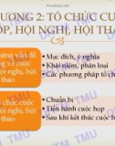 Bài giảng Quản trị văn phòng: Chương 2 - ĐH Thương mại