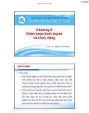 Bài giảng Quản trị chiến lược: Chương 8 - PGS. TS. Nguyễn Hải Quang