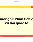 Bài giảng Kinh doanh quốc tế: Chương 9