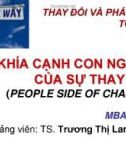 Bài giảng Thay đổi và phát triển tổ chức: Chương 6 - TS. Trương Thị Lan Anh