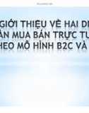 Giới thiệu về hai diễn đàn mua bán trực tuyến theo mô hình B2C và C2C