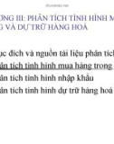 Phân tích tình hình mua hàng và dự trữ hàng hóa