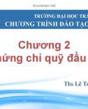 Bài giảng Quản trị tài chính: Chương 2.1 - ThS.LêTrungHiếu