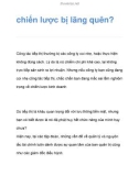 chiến lược bị lãng quên?