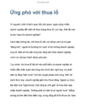 Ứng phó với thua lỗ