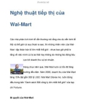 Nghệ thuật tiếp thị của Wal-Mart