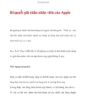 Bí quyết giữ chân nhân viên của Apple