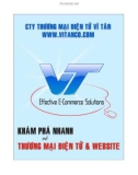 Khám phá nhanh về thương mại điện tử và Wesite