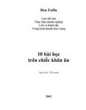 Quản trị kinh doanh - 10 bài học trên chiếc khăn ăn