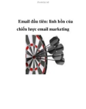 Email đầu tiên: linh hồn của chiến lược Email Marketing