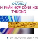 Đàm phán hợp đồng ngoại thương - thiết lập hợp đồng