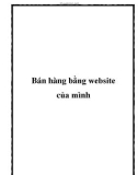 Bán hàng bằng website của mình