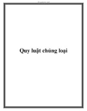 Quy luật chủng loại