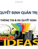 Bài giảng Quản trị học: Chương 4 - Lê Việt Hưng