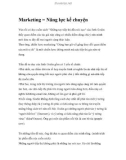 Marketing = Năng lực kể chuyện