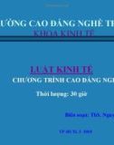 CHƯƠNG V: CHẾ ĐỊNH PHÁP LUẬT VỀ PHÁ SẢN