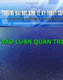 BÀI THẢO LUẬN QUẢN TRỊ HỌC