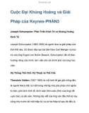 Cuộc Đại Khủng Hoảng và Giải Pháp của Keynes-PHẦN3