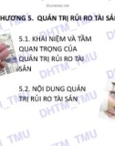 Bài giảng Quản trị rủi ro: Chương 5 - ĐH Thương mại