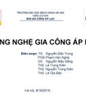 Công nghệ gia công áp lực-Chương mở đầu