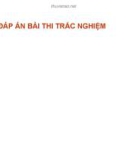 Bài tập trắc nghiệm môn học quản trị kinh doanh có đáp án