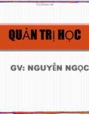 Bàu giảng: Quản Trị Học