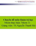 Chuyên đề môn Quản trị học LÀM THẾ NÀO DOANH NGHIỆP GIỮ NHÂN VIÊN TÀI GIỎI? 