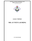 Giáo trình An toàn lao động - Trường Cao đẳng nghề Đồng Tháp