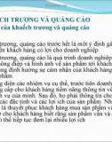 Khuyếch trương và quảng cáo