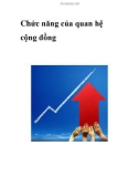 Chức năng của quan hệ cộng đồng