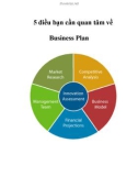 5 điều bạn cần quan tâm về Business Plan