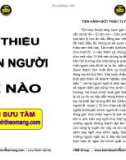 TIẾN HÀNH GIỚI THIỆU TUYỂN NGƯỜI THẾ NÀO Phần 1