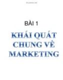 Bài 2: Khái quát chung về marketing