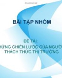 Đề tài NHỮNG CHIẾN LƯỢC CỦA NGƯỜI THÁCH THỨC THỊ TRƯỜNG 