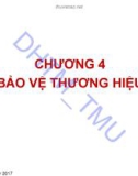 Bài giảng Quản trị thương hiệu: Chương 4 - ĐH Thương mại