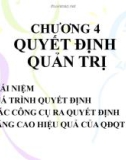 Bài giảng Quản trị học: Chương 4 - Trang Thành Lập