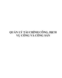 Giáo trình: Quản lý tài chính công, dịch vụ công và công sản