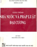 Giáo trình Nhà nước và pháp luật đại cương: Phần 1