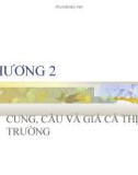 Bài giảng kinh tế học vi mô : Cung, cầu và giá cả thị trường