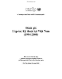 Đánh giá Hợp tác kỹ thuật tại Việt Nam ( 1994_ 2000)