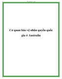 Cơ quan bảo vệ nhân quyền quốc gia ở Australia