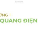 Bài giảng Khí cụ điện - Chương 1: Hồ quang điện