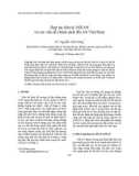 Hợp tác tiền tệ ASEAN và các vấn đề chính sách đối với Việt Nam