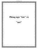 Phòng ngủ kín và mở