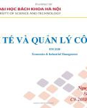 Bài giảng Kinh tế và quản lý công nghiệp: Chương 2.3 - Nguyễn Thị Bích Nguyệt