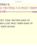 Bài giảng Tăng trưởng và phát triển kinh tế