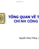 Bài giảng Tổng quan về Tài chính công - Nguyễn Hồng Thắng, UEH