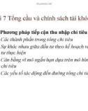 Bài giảng Kinh tế vĩ mô (ĐH Ngoại thương) - Bài 7 Tổng cầu và chính sách tài khóa