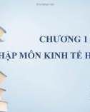 Bài giảng môn Kinh tế công cộng: Chương 1 - Học viện Tài chính