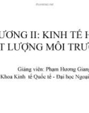 KINH TẾ HỌC CHẤT LƯỢNG MÔI TRƯỜNG